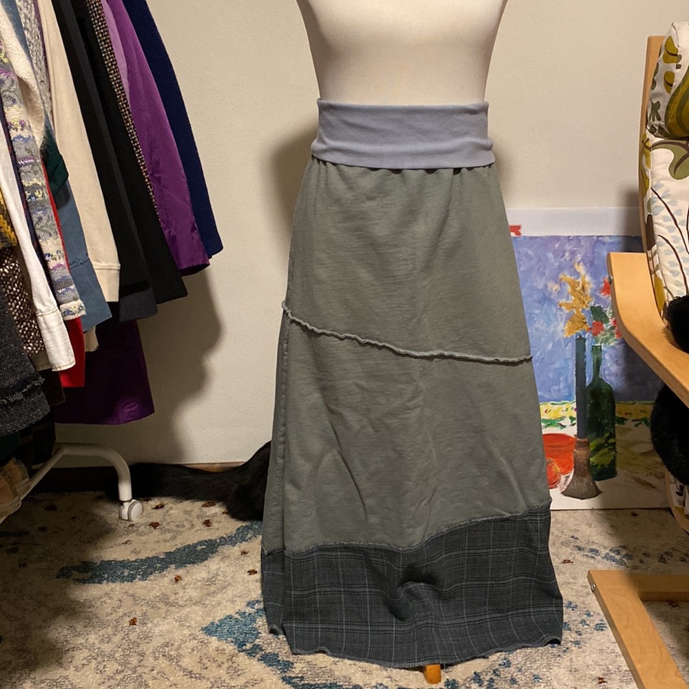 SASSY KNITWEAR made in Minneapolis. Maxi skirt or strapless dress? You decide!